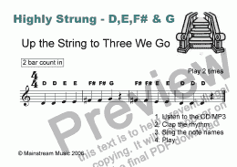 page one of Highly Strung - Up the String to Three We Go