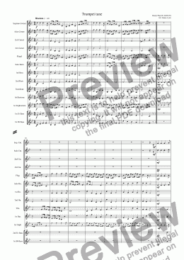page one of Trumpet tune