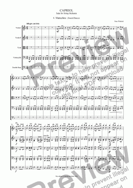 page one of Capriol Suite - 6. Mattachins