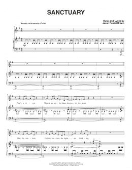 page one of Sanctuary (Piano & Vocal)