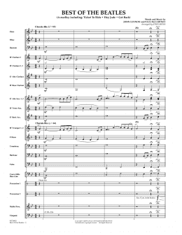 page one of Best of the Beatles - Full Score (Concert Band)