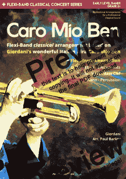 page one of Caro Mio Ben (Flexi-Band)