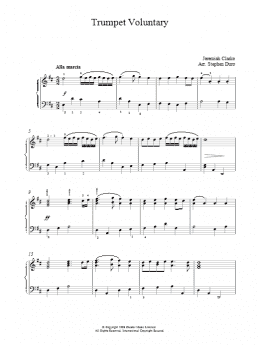 page one of Trumpet Voluntary (Piano Solo)