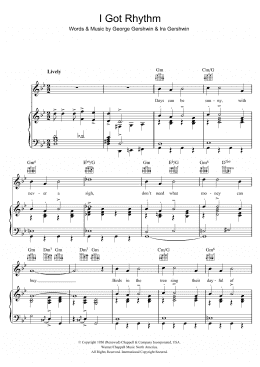 page one of I Got Rhythm (Piano, Vocal & Guitar Chords (Right-Hand Melody))