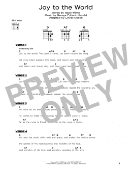 page one of Joy To The World (Really Easy Guitar)