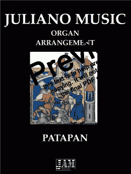 page one of PATAPAN (EASY ORGAN ARRANGEMENT) - ANONYMOUS