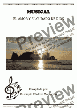 page one of Musical El Amor y El cuidado de Dios