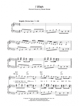 page one of I Wish (Piano, Vocal & Guitar Chords)