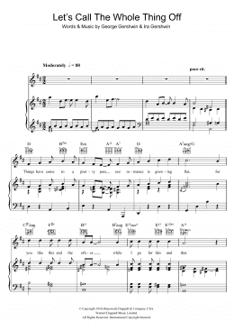 page one of Let's Call The Whole Thing Off (Piano, Vocal & Guitar Chords)