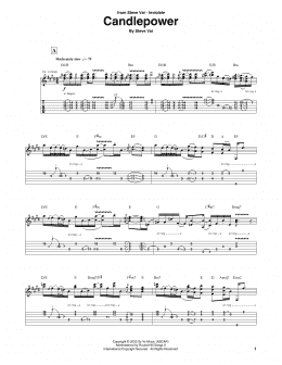 page one of Candle Power (Guitar Tab)