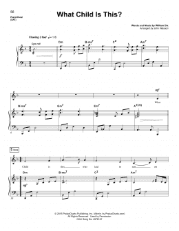 page one of What Child Is This? (Piano & Vocal)