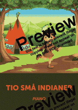 page one of Tio små indianer