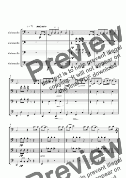 page one of Quartet from Rigoletto