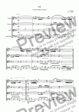 page one of Air from Suite in D