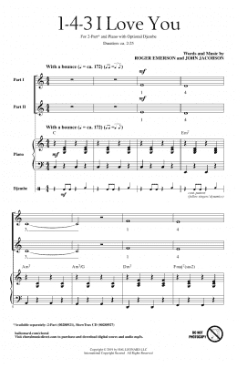 page one of 1-4-3 I Love You (2-Part Choir)