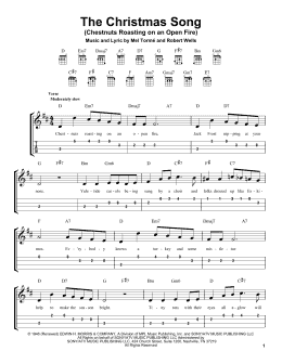 page one of The Christmas Song (Chestnuts Roasting On An Open Fire) (Easy Ukulele Tab)