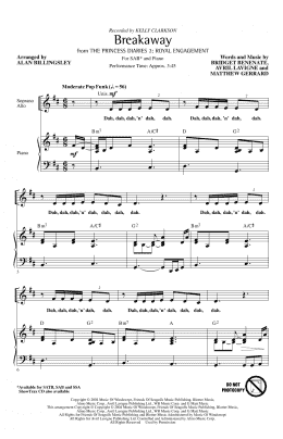 page one of Breakaway (arr. Alan Billingsley) (SAB Choir)