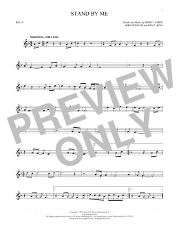 page one of Stand By Me (Bells Solo)