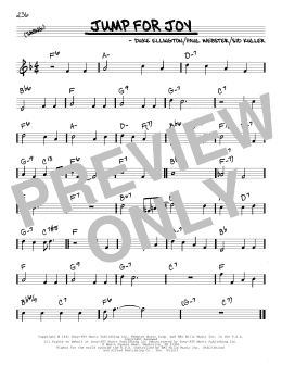 page one of Jump For Joy (Real Book – Melody & Chords)