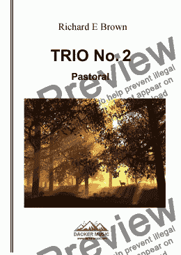 page one of Trio No. 2 - Pastoral