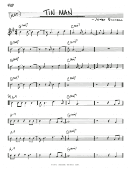 page one of Tin Man (Real Book – Melody & Chords)