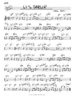 page one of Li'l Darlin' (Real Book – Melody & Chords)