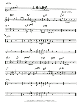 page one of La Ronde (Real Book – Melody & Chords)