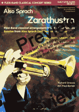 page one of Also Sprach Zarathustra (Flexi-Band)