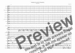 page one of Symphony No.6 Op.25 (Tranquility)