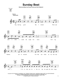 page one of Sunday Best (Ukulele)