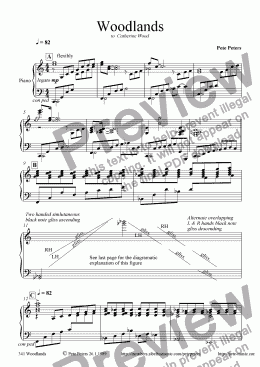 Woodlands Piano Solo Now Amended Download Sheet Music Pdf File