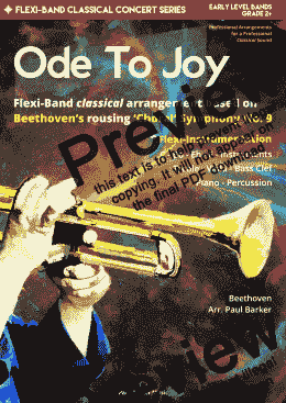 page one of Ode To Joy (Flexi-Band)