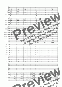 page one of Symphony No 1: 2nd Movement