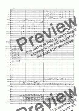 page one of Symphony No 1: 4th Movement