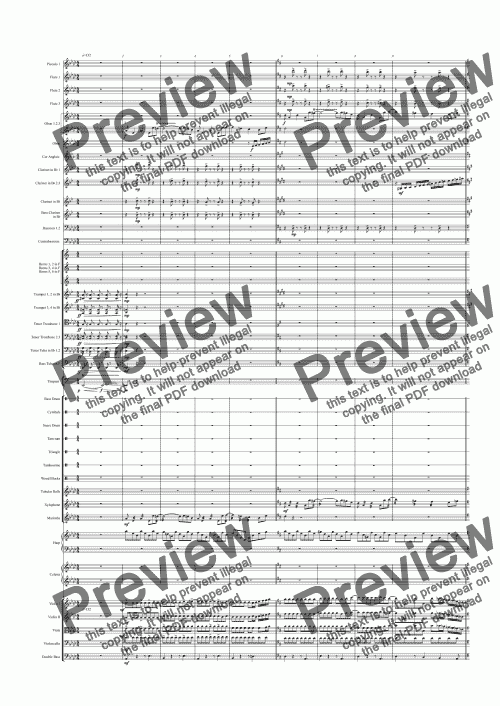 Symphony No 1: 4th Movement - Download Sheet Music PDF File