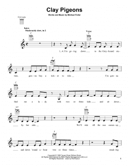 page one of Clay Pigeons (Ukulele)