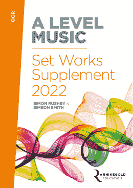 page one of OCR A Level Set Works Supplement 2022 (Instrumental Method)