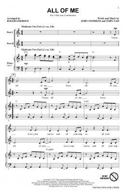 page one of Pop Rounds for Choir (2-Part Choir)