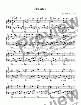 page one of Prelude No. 1