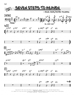 page one of Seven Steps To Heaven (Real Book – Melody & Chords)