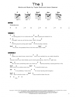 page one of the 1 (Really Easy Guitar)