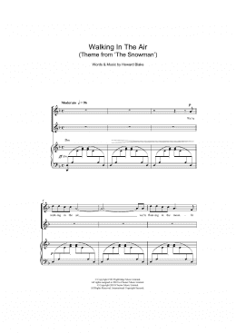 page one of Walking In The Air (theme from The Snowman) (SSA Choir)