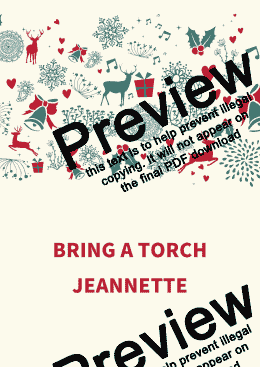 page one of Bring A Torch Jeannette Isabella