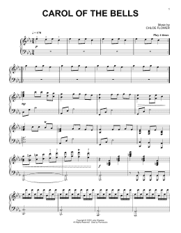 page one of Carol Of The Bells (Piano Solo)