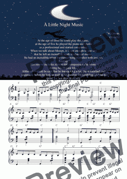 page one of  A Little Night Music easy version