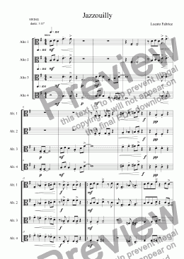 page one of jazzouilly 4 altos