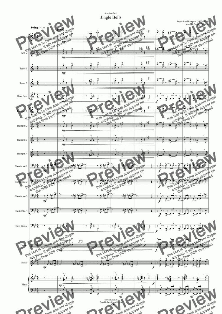 Jingle Bells - Download Sheet Music PDF file