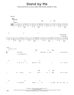 page one of Stand By Me (Easy Bass Tab)