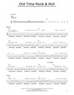 page one of Old Time Rock & Roll (Easy Bass Tab)