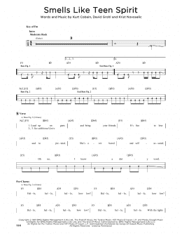 page one of Smells Like Teen Spirit (Easy Bass Tab)